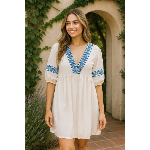 Haute Hippie Dresses & Skirts - NWT Haute Hippie Women's Dress Oversized Mini Dress Size XS Coastal Cowgirl Boho